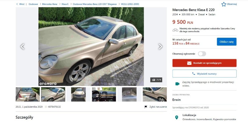 Mercedes-Benz Klasa E 220

Rocznik: 2004
Przebieg: 305 000...