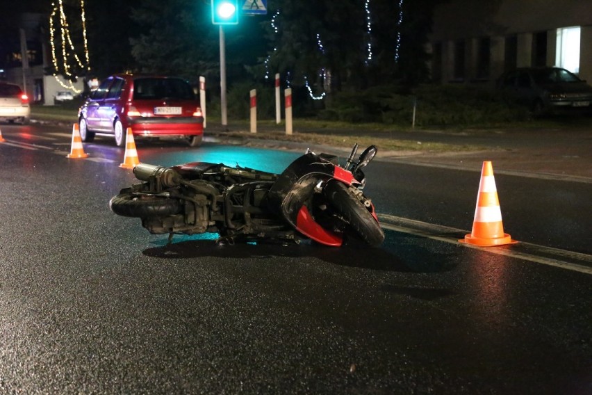 Wypadek z udziałem osoby pieszej na ulicy Fabrycznej w Wolsztynie