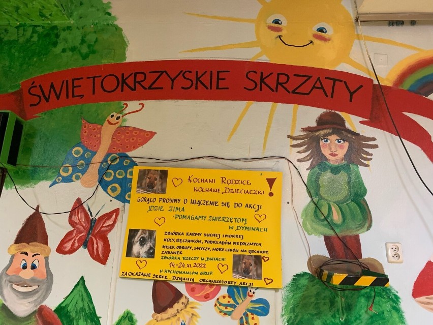Dzieci z Przedszkola Samorządowego z Oddziałami Integracyjnymi nr 19 w Kielcach pomagają zwierzętom ze Schroniska w Dyminach! Zobacz zdjęcia