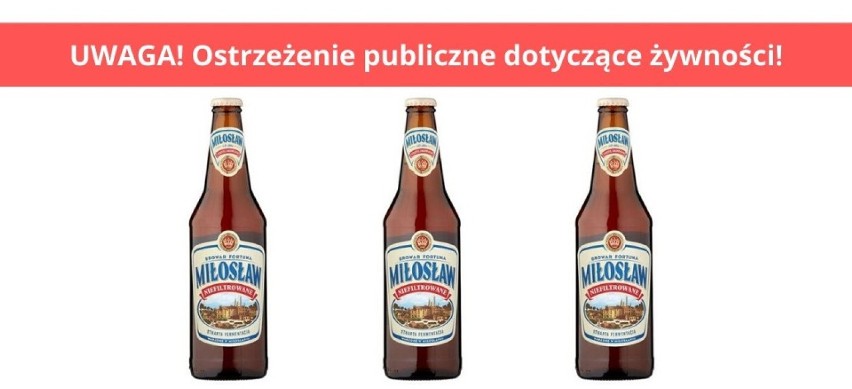 Lepiej nie pij tego piwa! W nim może być szkło! Browar wycofuje tę partię ze sprzedaży