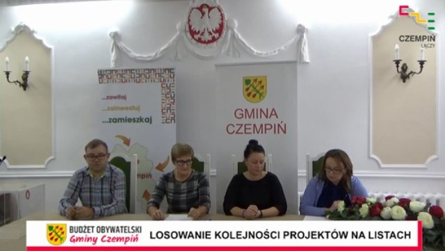 Wylosowano numery projektów w głosowaniu na budżet obywatelski w Czempiniu