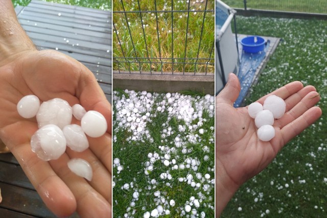 Grad, który spadł w powiecie oświęcimskim