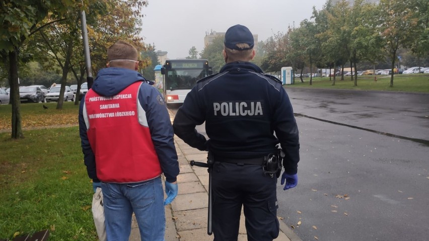 Policja z sanepidem skontrolowała autobusy MZK w Piotrkowie....