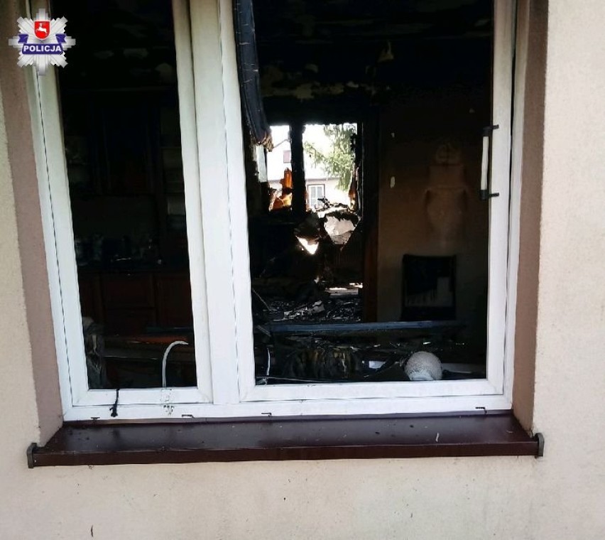 Lubartów. Pożar domu w Białobrzegach. Nie żyje 68-letnia kobieta