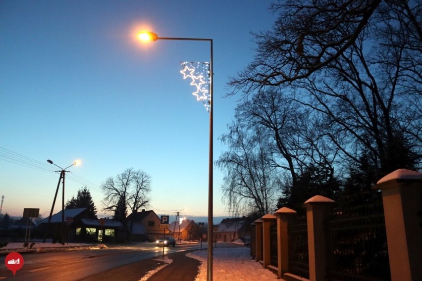Świąteczne iluminacje w gminie Włoszakowice 2021