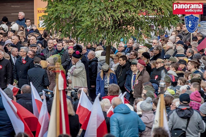Wałbrzych: Uroczyste obchody Święta Niepodległości