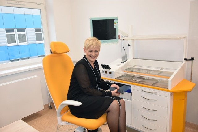 Na zdjęciu dyrektor szpitala Anna Płotnicka Mieloch.