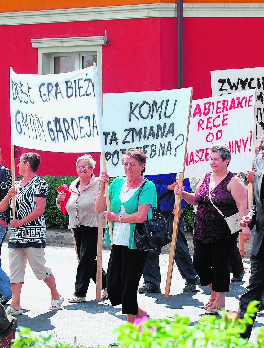 Pikieta w Gardei. Chcieli pokazać, że nie oddadzą Bądek