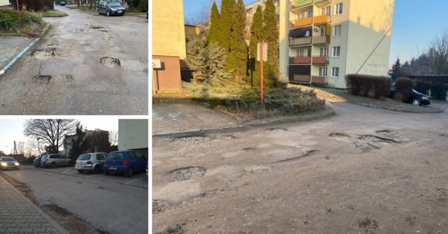 Droga spółdzielni w Aleksandrowie Kujawskim jest w opłakanym stanie. Mieszkańcy proszą o remont
