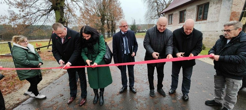 Oficjalne otwarcie wyremontowanej drogi w Granicach.