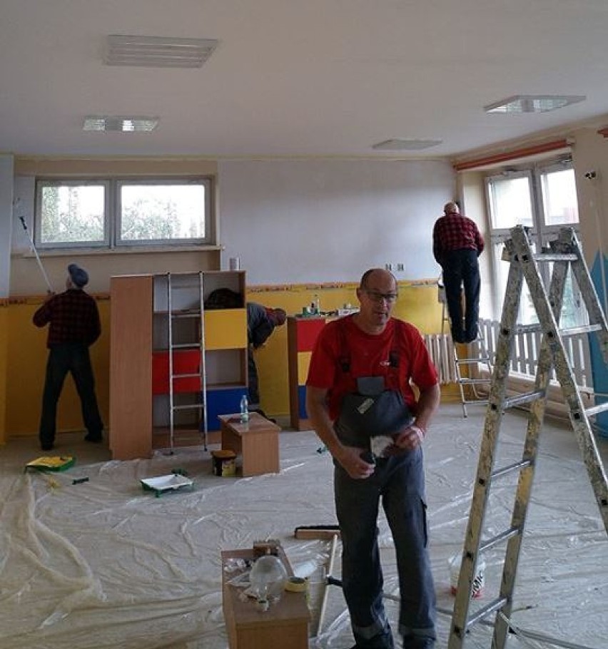 Starogard Gdański. Pracownicy GPEC odnowili sale przedszkolne w małej „czwórce”