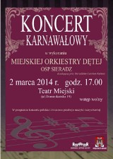 Karnawał z orkiestrą w Sieradzu. To w niedzielę w teatrze