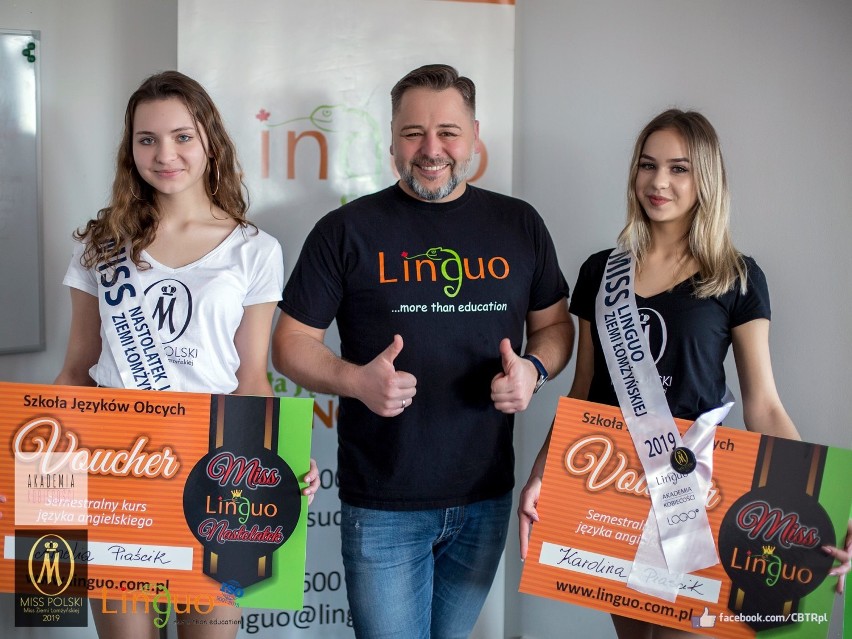 Łomża. Pierwsze szarfy Miss Ziemi Łomżyńskiej 2019 rozdane. Poznajcie Miss Linguo [Zdjęcia]