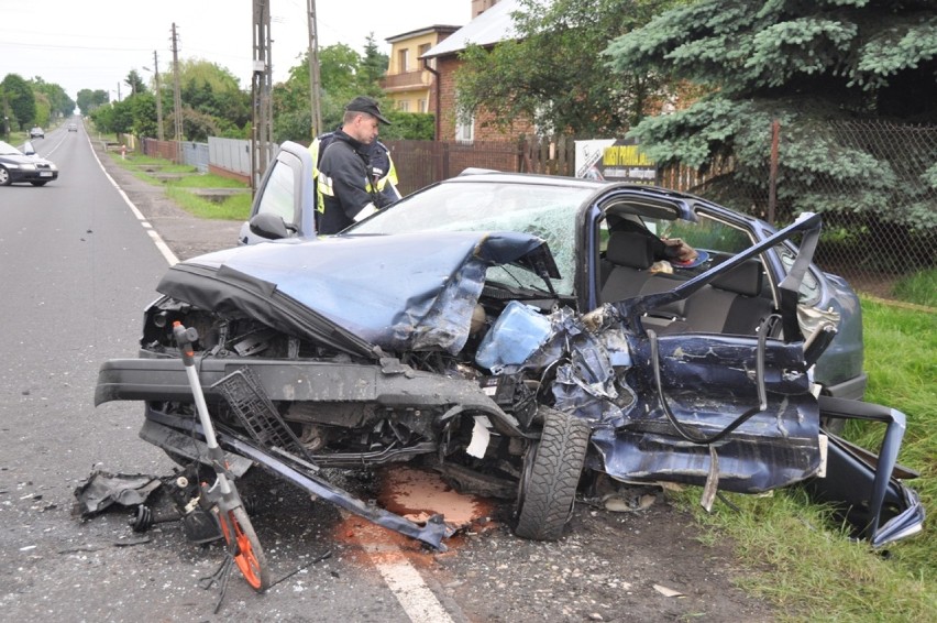 Wypadek na ul. Przedborskiej w Radomsku. 4 osoby ranne