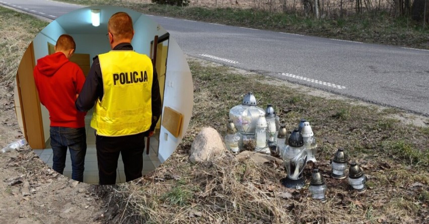 Śmiertelny wypadek w Szymbarku. Podejrzany o spowodowanie wypadku wpłacił 70 tys. złotych. 22-latek opuścił areszt