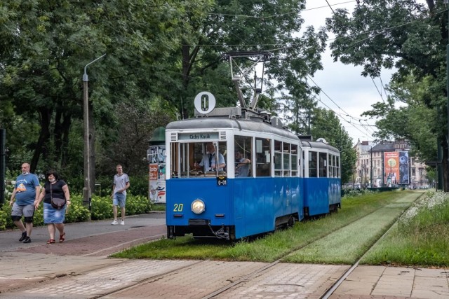 Zabytkowe tramwaje kursują po Krakowie