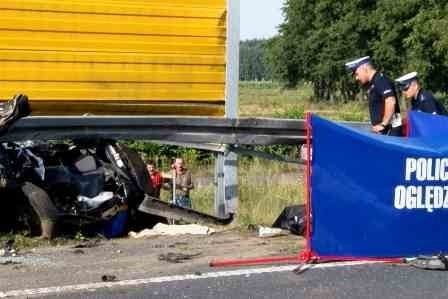 Śmiertelny wypadek na autostradzie A2 koło Wartkowic