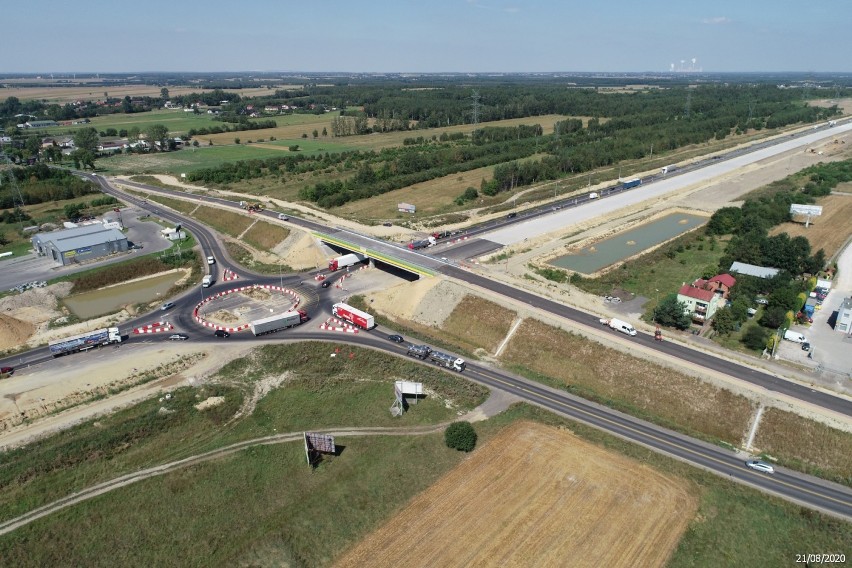 Budowa autostrady A1. Nowe utrudnienia na odcinku Kamieńsk - Radomsko