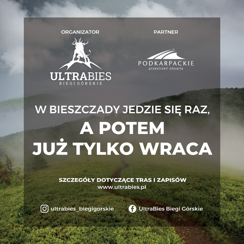 Wielkie święto biegów górskich w Bieszczadach – UltraBies. Na starcie stanie ponad 500 zawodników i zawodniczek