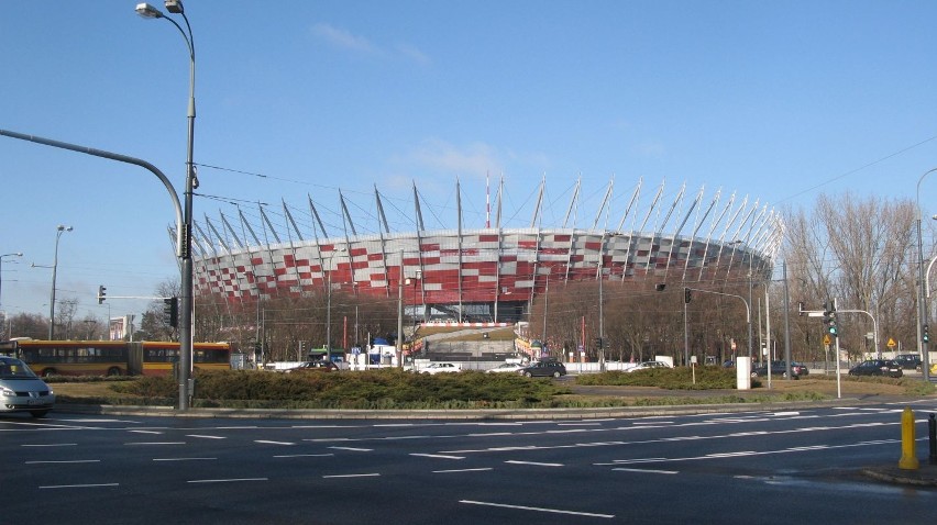 Warszawa przygotowana na mecz Polska-Portugalia na Narodowym [ZDJĘCIA]
