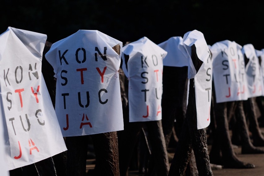 Koszulki "konstytucja" na "Nierozpoznanych" Magdaleny...