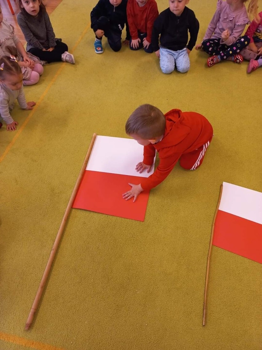 W Przedszkolu Publicznym "Bajkowy Zakątek" w Opatowie dzieci doskonale znają symbole narodowe. Zobaczcie zdjęcia 