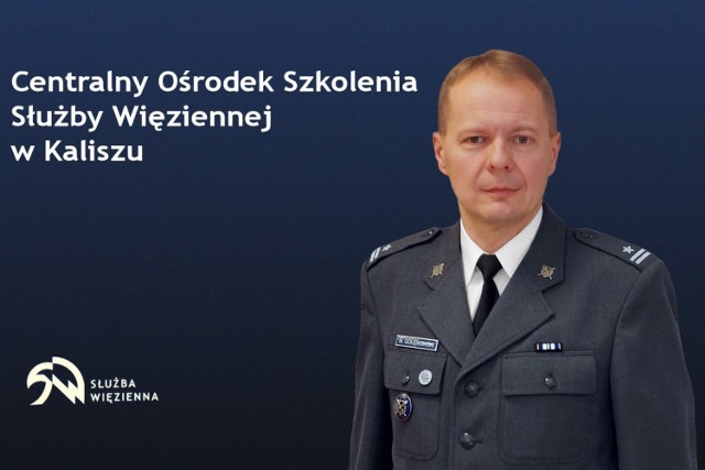Major Maciej Gołębiowski zastępcą komendanta COSSW w Kaliszu