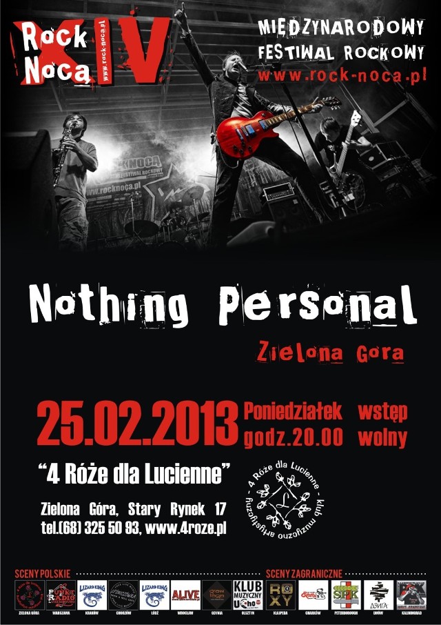 Nothing Personal na Rock Nocą.