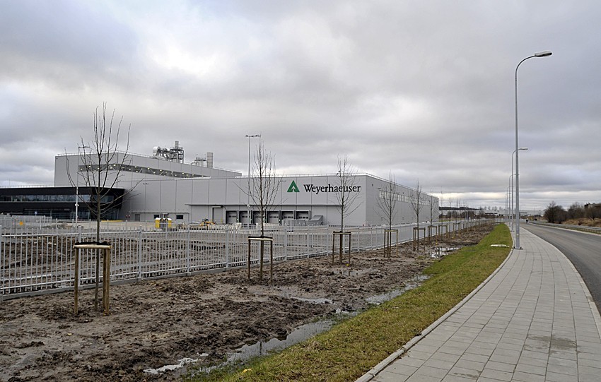 Gdańsk: Fabryka Weyerhaeusera w Kokoszkach już gotowa. Będą nowe miejsca pracy? [FILM, ZDJĘCIA]