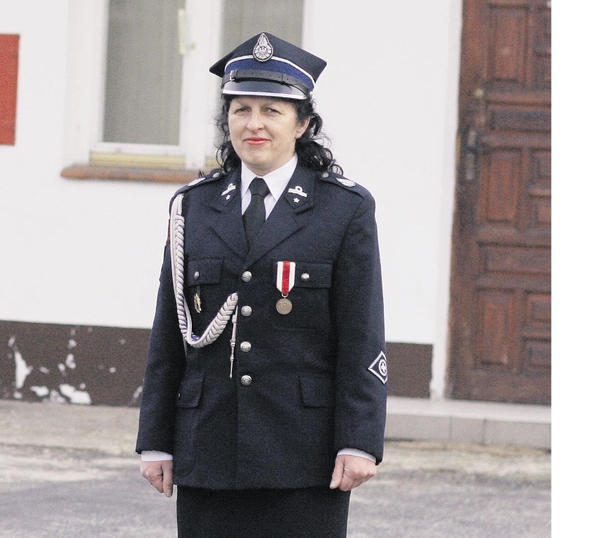 Hanna Szalińska z OSP w Margoninie

Prezes margonińskiej OSP...