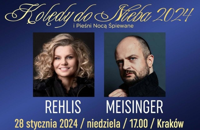 Charytatywny koncert "Kolędy do Nieba" 28 stycznia w Krakowie