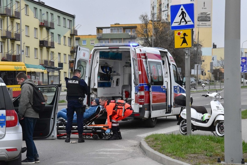 Wypadek na miejskim skuterze! Kierujący w szpitalu (WIDEO, ZDJĘCIA)