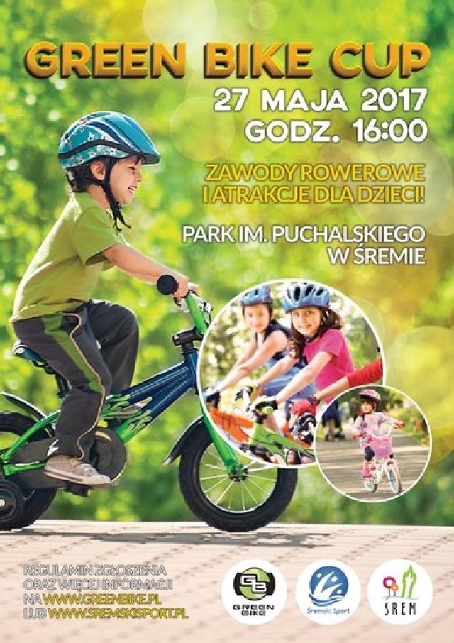 Zawody rowerowe dla dzieci w wieku przedszkolnym i uczniów szkół podstawowych.