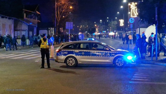 W czasie sylwestrowej nocy policja w Zakopanem zanotowała 140 interwencji