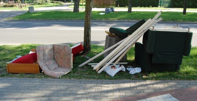 Zbiórka śmieci wielkogabarytowych Rumia