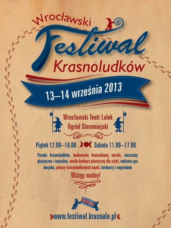 Czwarty Wrocławski Festiwal Krasnoludków w dniach 13-14...