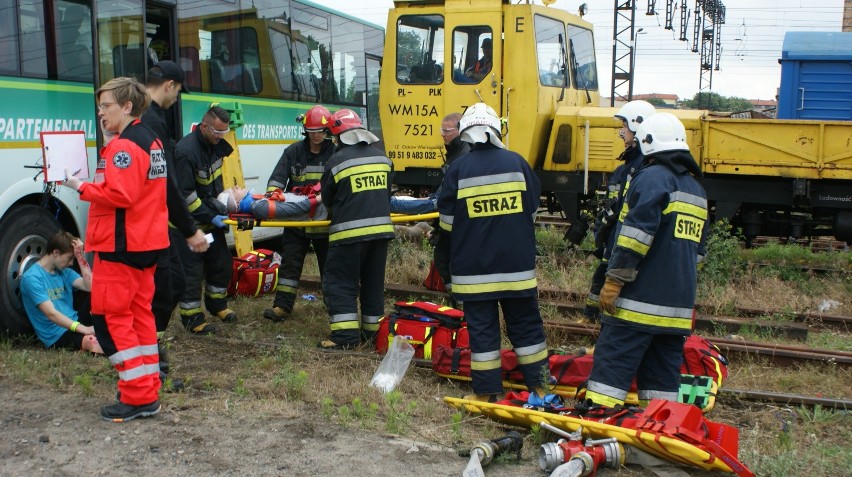 Groźny wypadek na przejeździe kolejowym w Krotoszynie