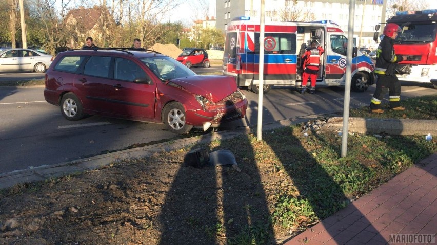 Wypadek na ulicy Okulickiego w Opolu. Mężczyzna kierujący...