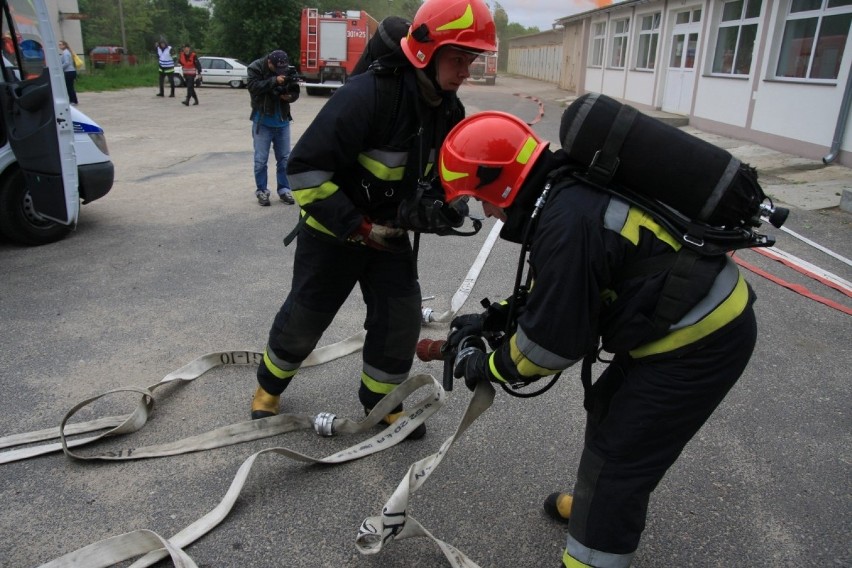 Ćwiczenia w szpitalu na Zaspie. Służby trenowały akcję ratunkową podczas wybuchu [ZDJĘCIA]