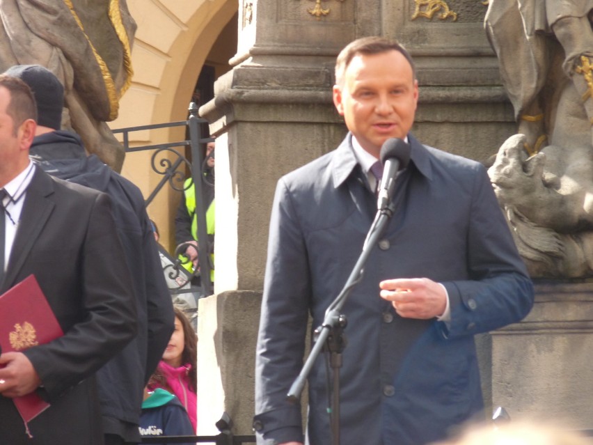 Prezydent Andrzej Duda w Bystrzycy Kłodzkiej