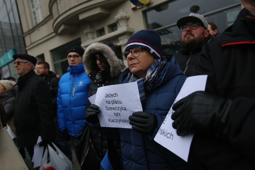 Protest na placu Szewczyka