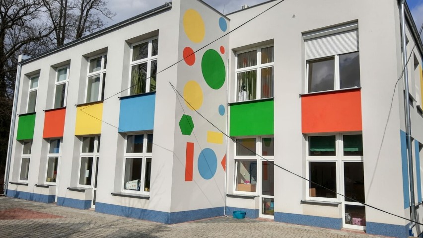 Budynek przedszkola w Szczańcu po termomodernizacji