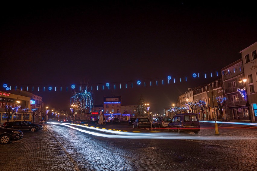 Centrum Muszyny rozświetlone świąteczną iluminacją [ZDJĘCIA]