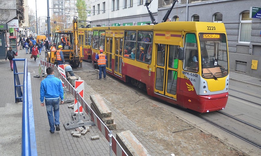 Na czas modernizacji trasy W-Z przystanki tramwajowe z ul....