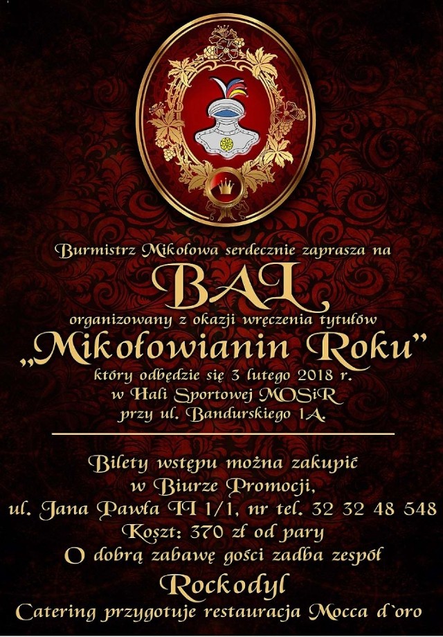 Bal Mikołowianina Roku 2018