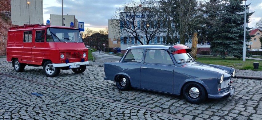 Motoryzacyjne retro. Trabant i Żuk na ulicach Goleniowa