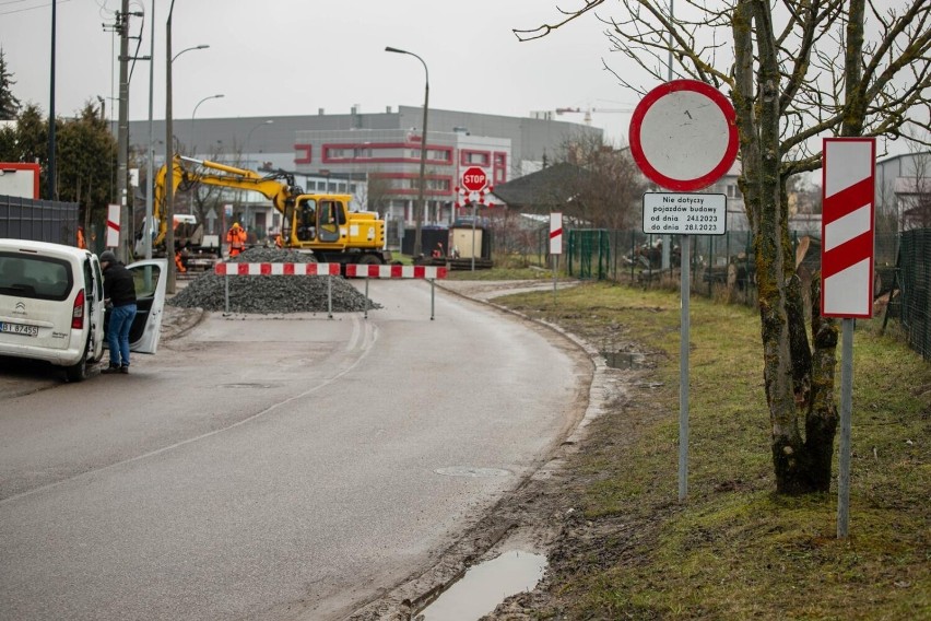 Prace na ulic Sejneńskiej mają się zakończyć w sobotę