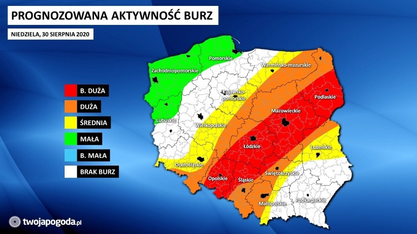 Uwaga. Burze z gradem, wichury i ulewy nadciągają nad Wrocław i Dolny Śląsk (OSTRZEŻENIE IMGW)