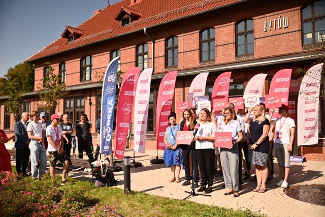 Wczoraj (12 września) w Bytowie odbyła się konferencja prasowa Lewicy w ramach trasy kampanijnej #SerceMamPoLewej.