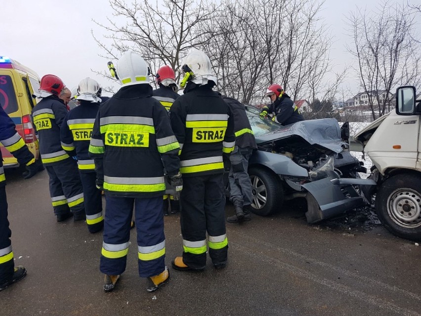 Wypadek na trasie Garcz - Chmielno